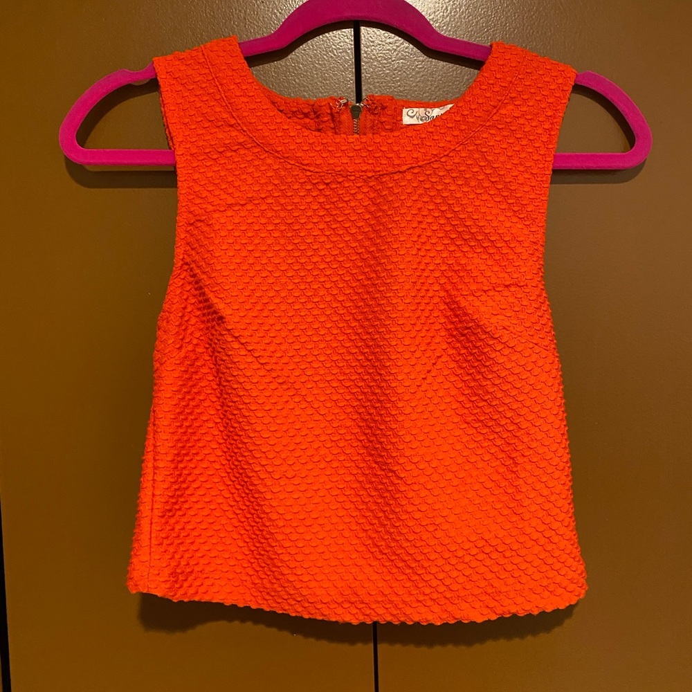 Red Nordstrom Crop Top